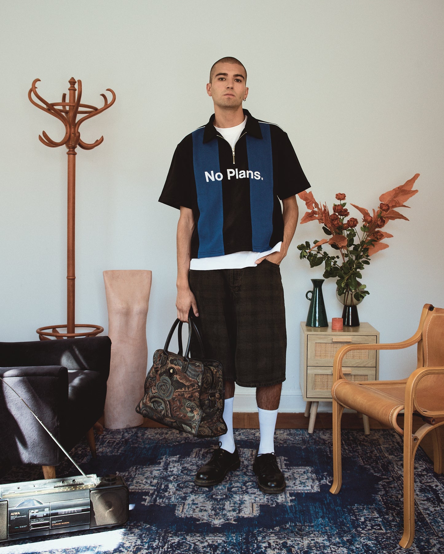 Polo Franjas - Negro